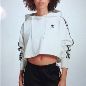 BRAND NEW Adidas Cropped Hoodie